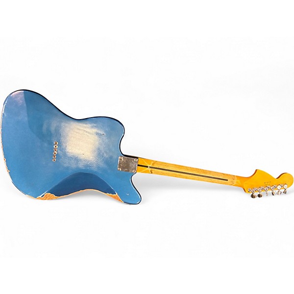 Used Big River JAZZMASTER Blue Agave Solid Body Electric Guitar