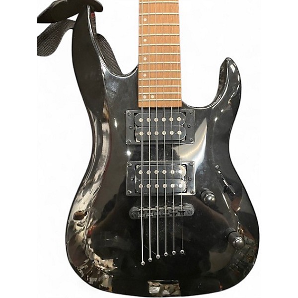 Used Mitchell MM100 Black Solid Body Electric Guitar