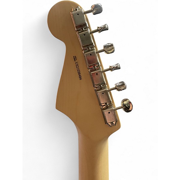 Used Fender Artist Series Eric Clapton Stratocaster Olympic White Solid Body Electric Guitar