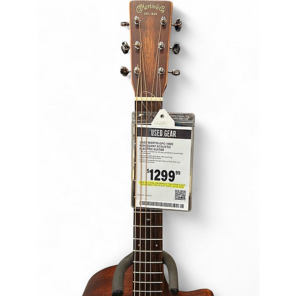 Used Martin GPC-15ME Mahogany Acoustic Electric Guitar