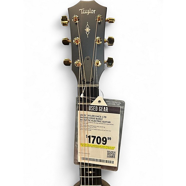 Used Taylor 314CE-LTD SHADED EDGE BURST Acoustic Electric Guitar
