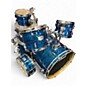 Used Pearl 7 Piece EXPORT SERIES EXR BLUE STRATA Drum Kit thumbnail