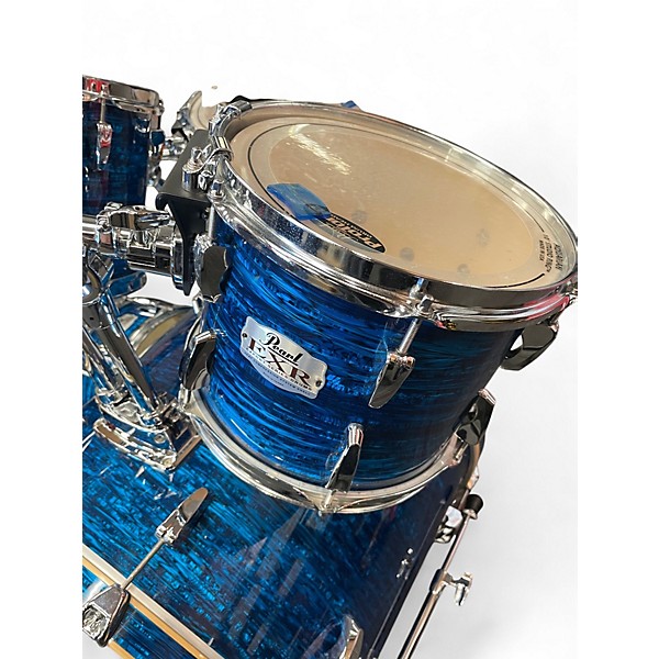 Used Pearl 7 Piece EXPORT SERIES EXR BLUE STRATA Drum Kit