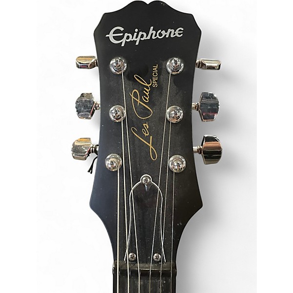 Used Epiphone Les Paul Special I P90 Transparent red Solid Body Electric Guitar