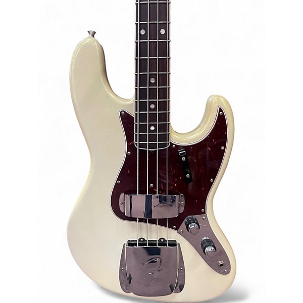 Used Fender 60TH ANNIVERSARY 60'S JAZZ Pearl White Electric Bass Guitar