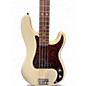 Used 1999 Fender American Standard Precision Bass Olympic White Electric Bass Guitar