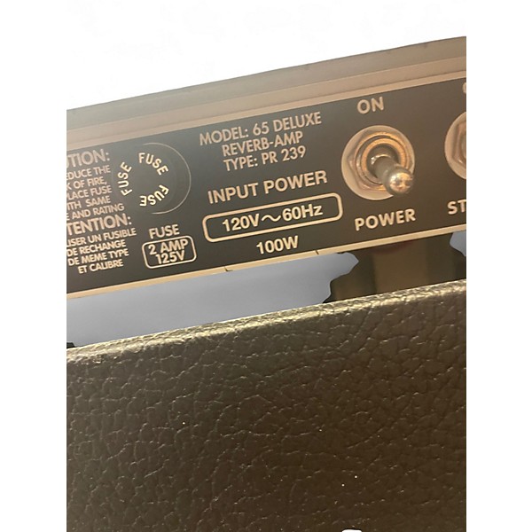 Used Fender 1965 Reissue Deluxe Reverb 22W Tube Guitar Combo Amp