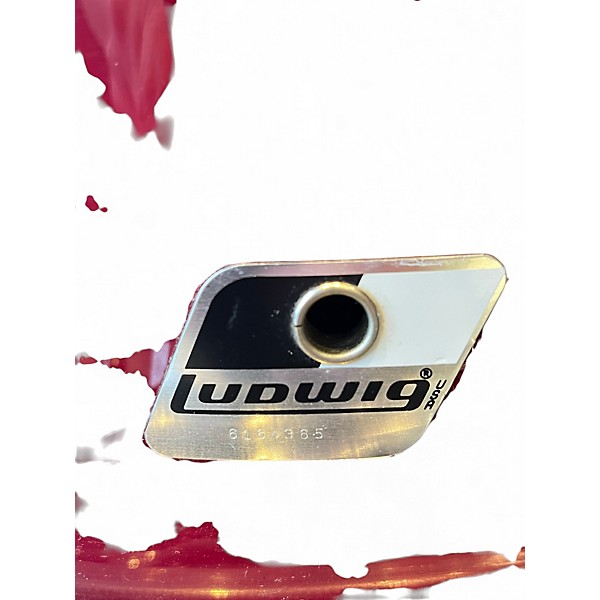 Vintage 1970s Ludwig 6 Piece Rocker Red Drum Kit