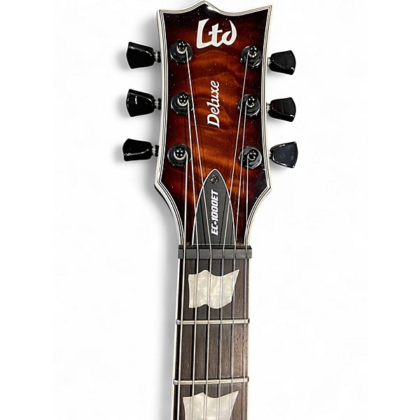 Used ESP LTD EC1000 Evertune ORANGE BURST Solid Body Electric Guitar