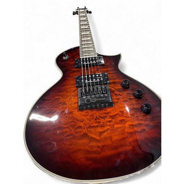 Used ESP LTD EC1000 Evertune ORANGE BURST Solid Body Electric Guitar
