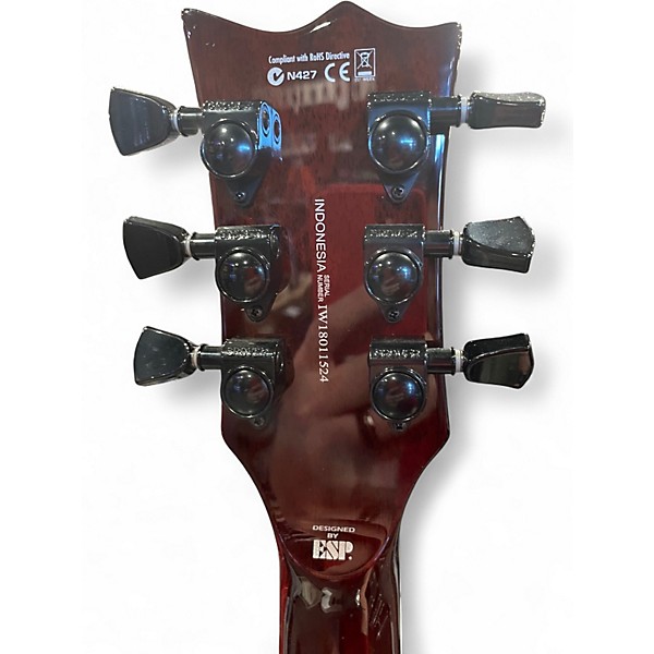 Used ESP LTD EC1000 Evertune ORANGE BURST Solid Body Electric Guitar