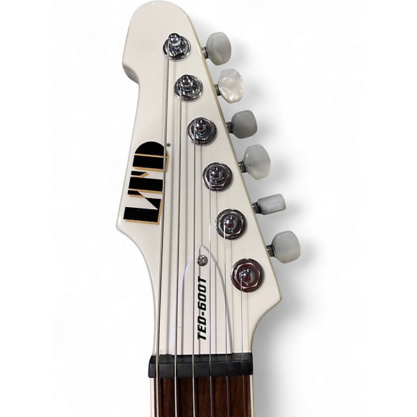 Used ESP LTD TED-600T WHITE Solid Body Electric Guitar