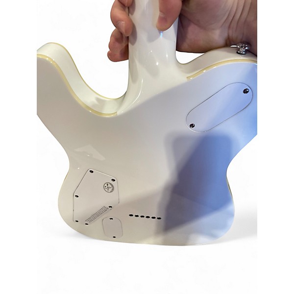 Used ESP LTD TED-600T WHITE Solid Body Electric Guitar