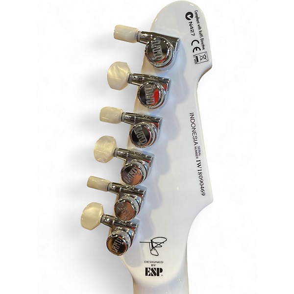 Used ESP LTD TED-600T WHITE Solid Body Electric Guitar