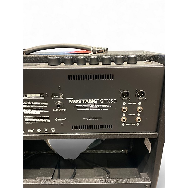 Used Fender GTX50 Mustang 1X12 Guitar Combo Amp