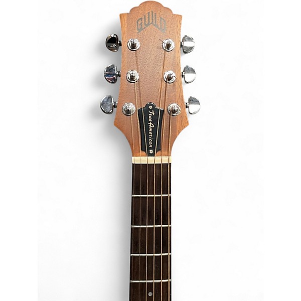 Used Guild D4 NT Left Handed Natural Acoustic Guitar
