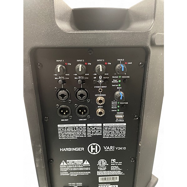 Used Harbinger VARI V2410 Powered Speaker