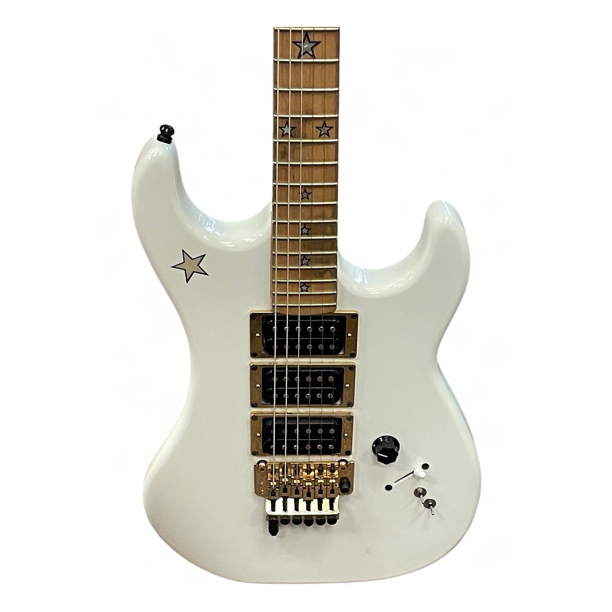 Used Kramer JS JERSEY STAR RICHIE SAMBORA Alpine White Solid Body