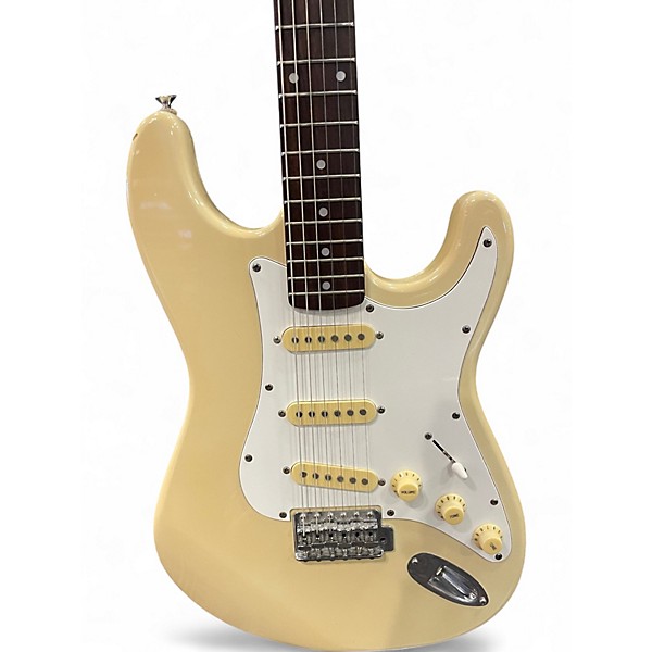 Used Squier MIK STRAT Vintage White Solid Body Electric Guitar