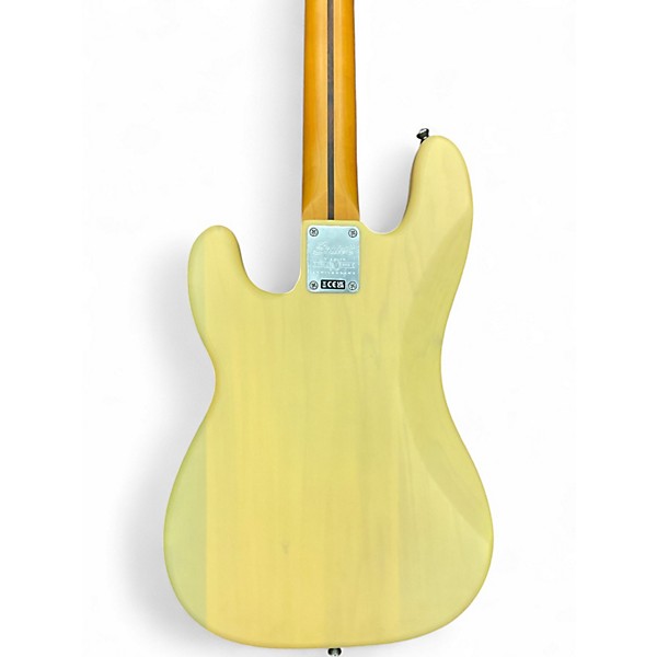 Used Squier 40th Anniversary P Bass Vintage Blonde Electric Bass Guitar