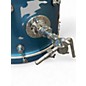 Used DW 4 Piece FREQUENT FLYER AQUA METALLIC Drum Kit