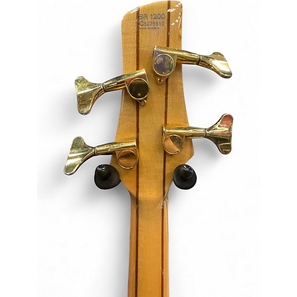 Used Ibanez SR1200E Natural Electric Bass Guitar