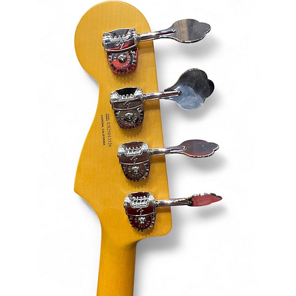 Used 2025 Fender AMERICAN ULTRA II 2 Tone Sunburst Electric Bass Guitar