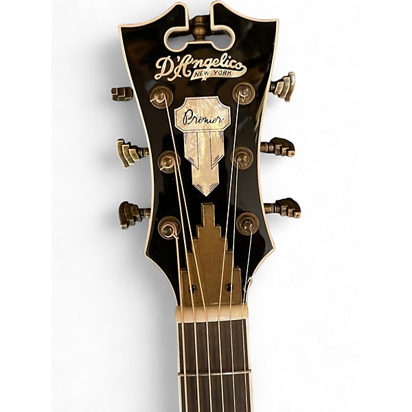 Used D'Angelico Premier Bowery Iced Tea Burst Acoustic Electric Guitar