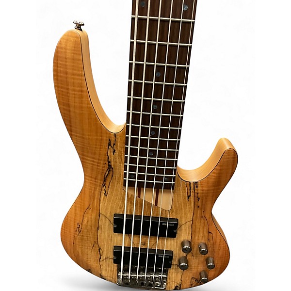 Used ESP LTD B206SM 6 String Natural Electric Bass Guitar