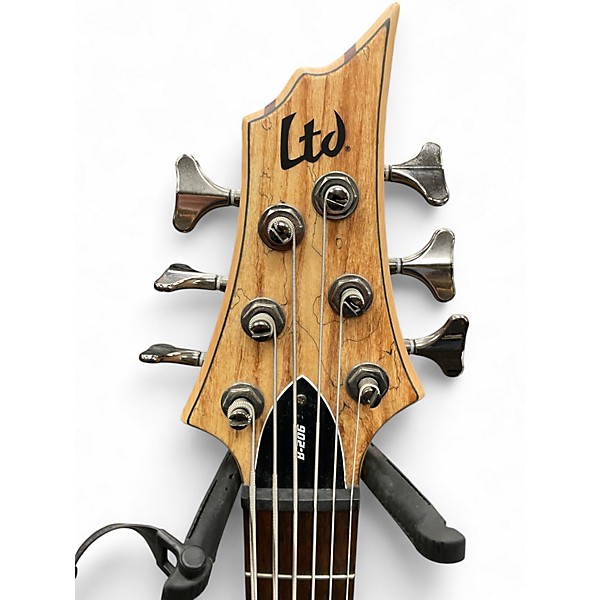 Used ESP LTD B206SM 6 String Natural Electric Bass Guitar