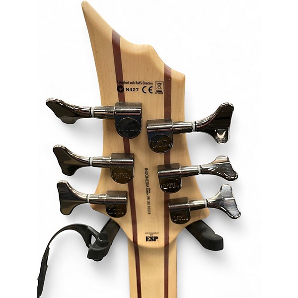 Used ESP LTD B206SM 6 String Natural Electric Bass Guitar