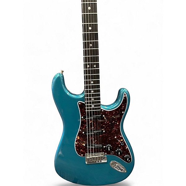 Used Fender American Elite Stratocaster Ocean Turquoise Solid Body Electric Guitar