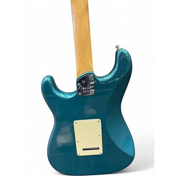 Used Fender American Elite Stratocaster Ocean Turquoise Solid Body Electric Guitar