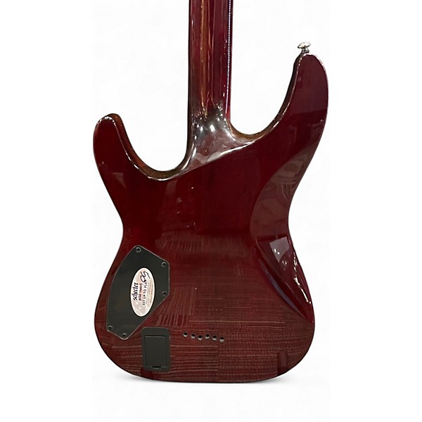 Used Schecter Guitar Research Hellraiser C1 Black Cherry Solid Body Electric Guitar