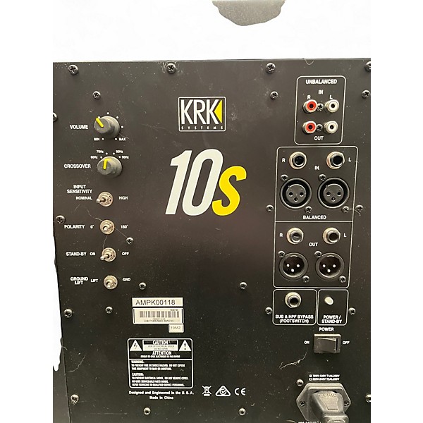 Used KRK 10S Subwoofer