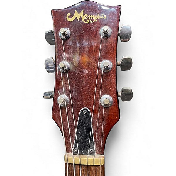 Used 1970s Memphis SP200 Natural Solid Body Electric Guitar