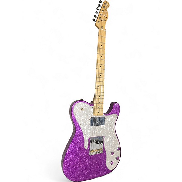 Used 2018 Fender 1972 FSR American Vintage Telecaster Custom Purple SPARKLE Solid Body Electric Guitar