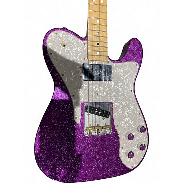 Used 2018 Fender 1972 FSR American Vintage Telecaster Custom Purple SPARKLE Solid Body Electric Guitar