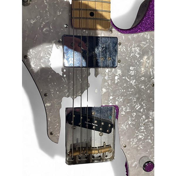 Used 2018 Fender 1972 FSR American Vintage Telecaster Custom Purple SPARKLE Solid Body Electric Guitar