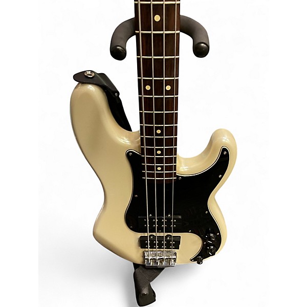 Used Fender Blacktop Precision Bass WHITE Electric Bass Guitar