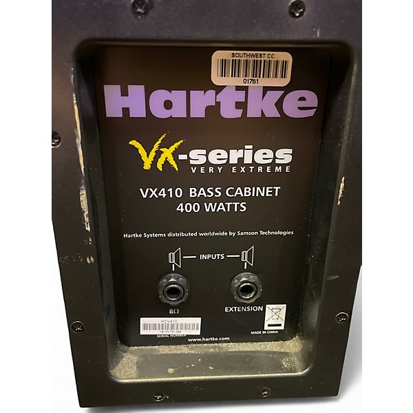 Used Hartke VX410 Guitar Cabinet
