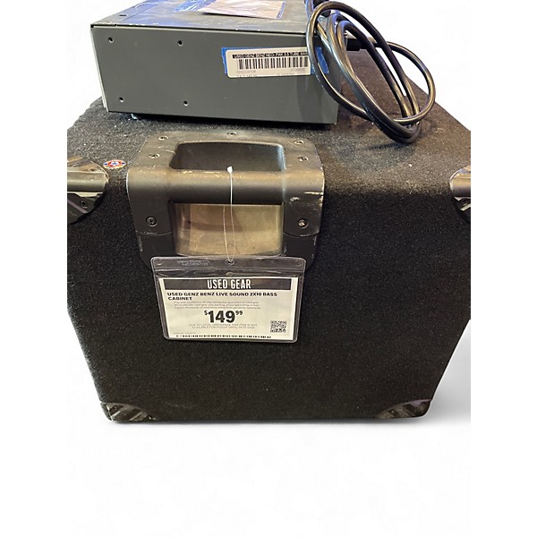 Used Genz Benz Live Sound 2x10 Bass Cabinet