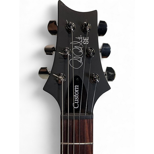 Used PRS SE EXOTIC CUSTOM 24-08 CHARCOAL CHERRY MIDNIGHT BURST Solid Body Electric Guitar