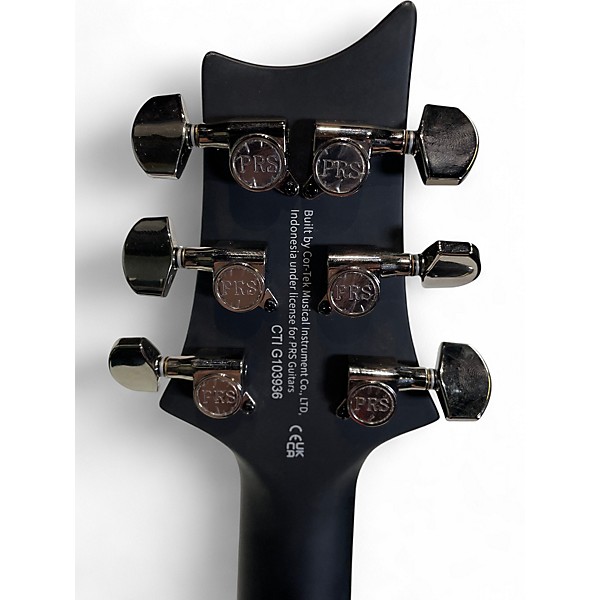 Used PRS SE EXOTIC CUSTOM 24-08 CHARCOAL CHERRY MIDNIGHT BURST Solid Body Electric Guitar