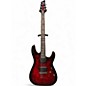 Used Schecter Guitar Research Demon 6 Crimson Red Burst Solid Body Electric Guitar thumbnail