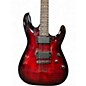 Used Schecter Guitar Research Demon 6 Crimson Red Burst Solid Body Electric Guitar