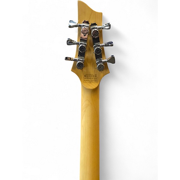 Used Schecter Guitar Research Demon 6 Crimson Red Burst Solid Body Electric Guitar