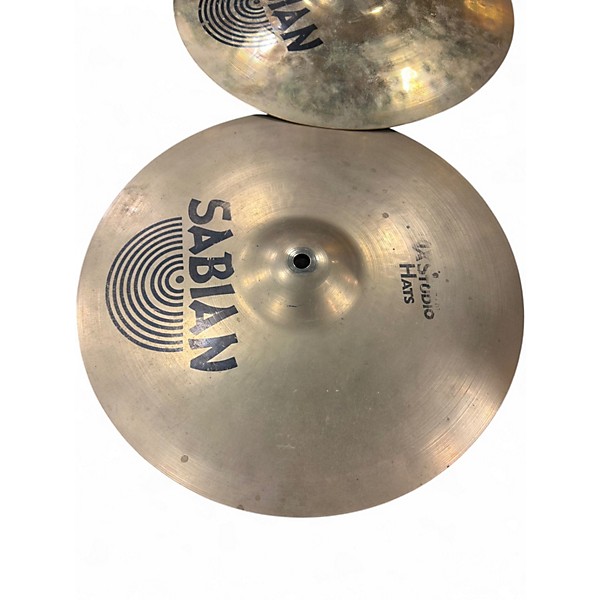 Used SABIAN 14in AAX STUDIO HI HAT PAIR Cymbal