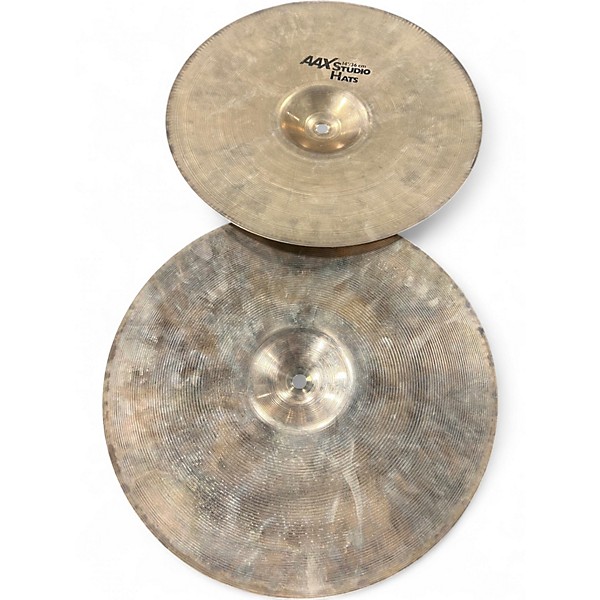 Used SABIAN 14in AAX STUDIO HI HAT PAIR Cymbal