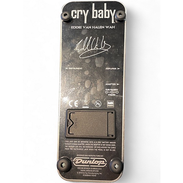 Used Dunlop EVH95 Eddie Van Halen Signature Wah Effect Pedal